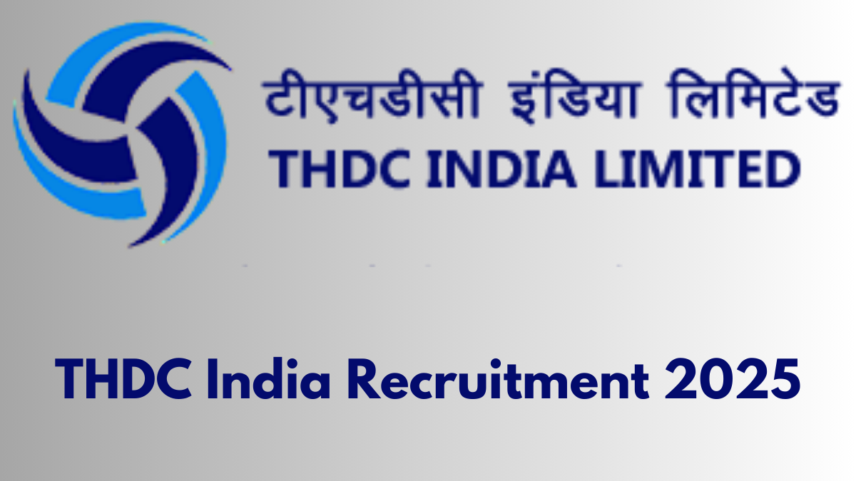 THDC India Recruitment 2025: ITI Apprenticeship Training Open for 10 Vacancies – Apply Now