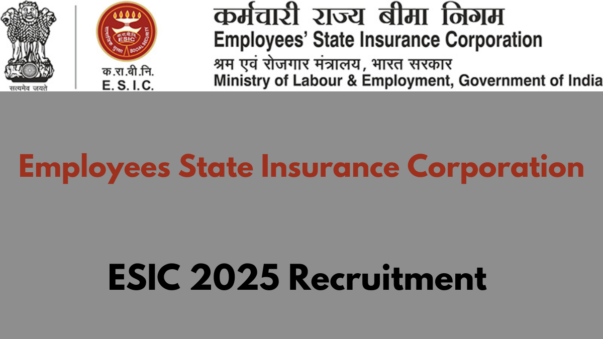 ESIC 2025 Recruitment: Teaching Faculty Vacancies via Walk-In Interviews