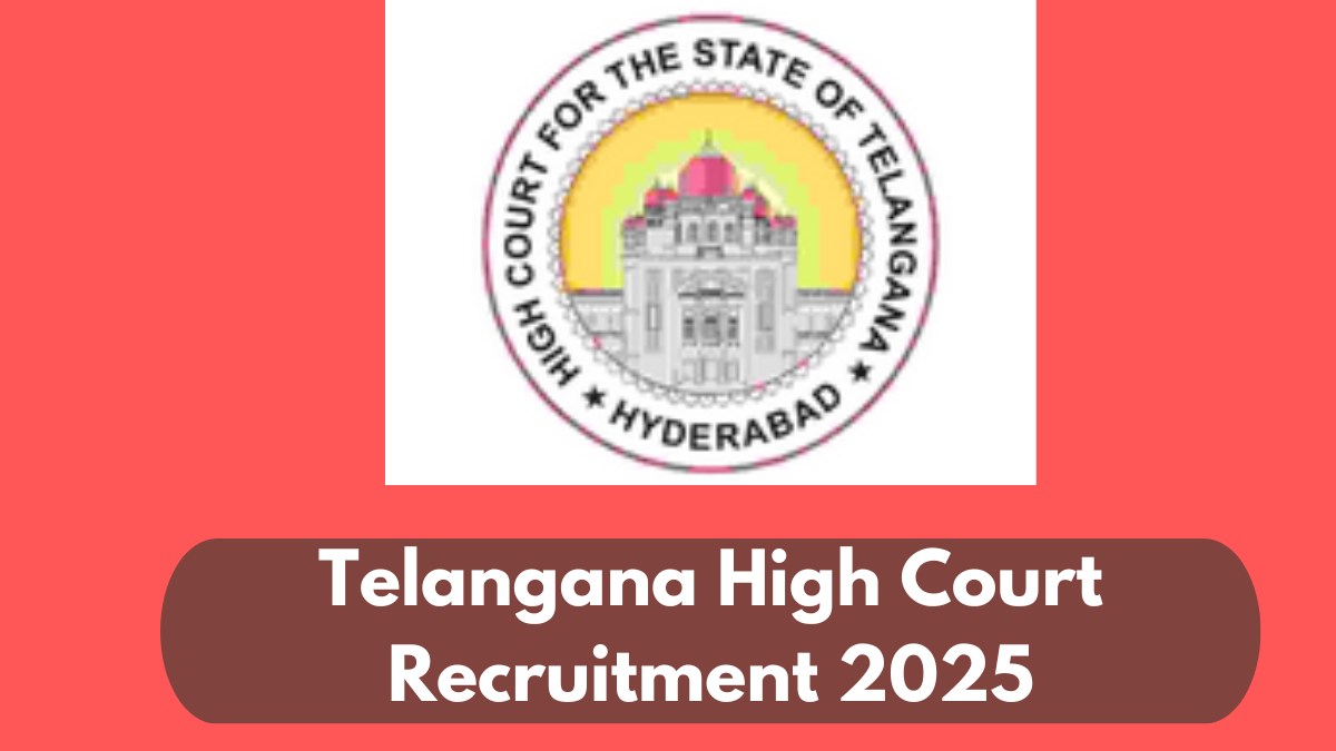 Telangana High Court Recruitment 2025: 1,514 Vacancies Open – Apply Online Today